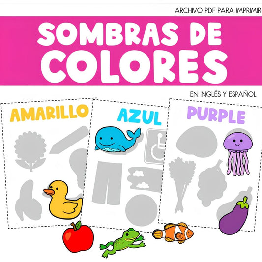 Libro adaptado - Sombra de Colores