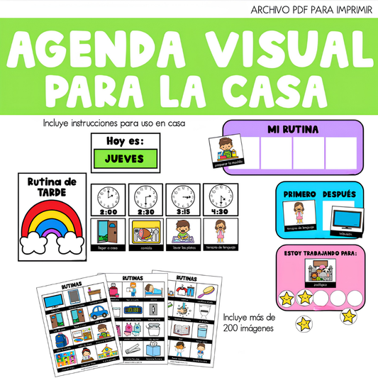 Agenda visual - Para la casa 🏡